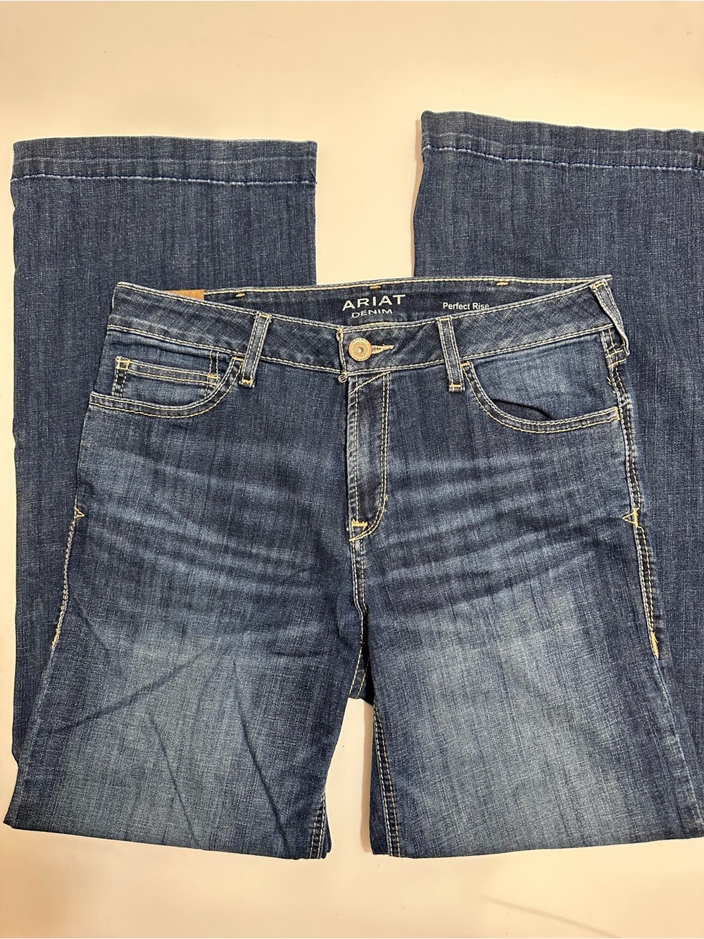 Ariat Women's Blue Denim Jeans - Perfect Rise Trouser 32R